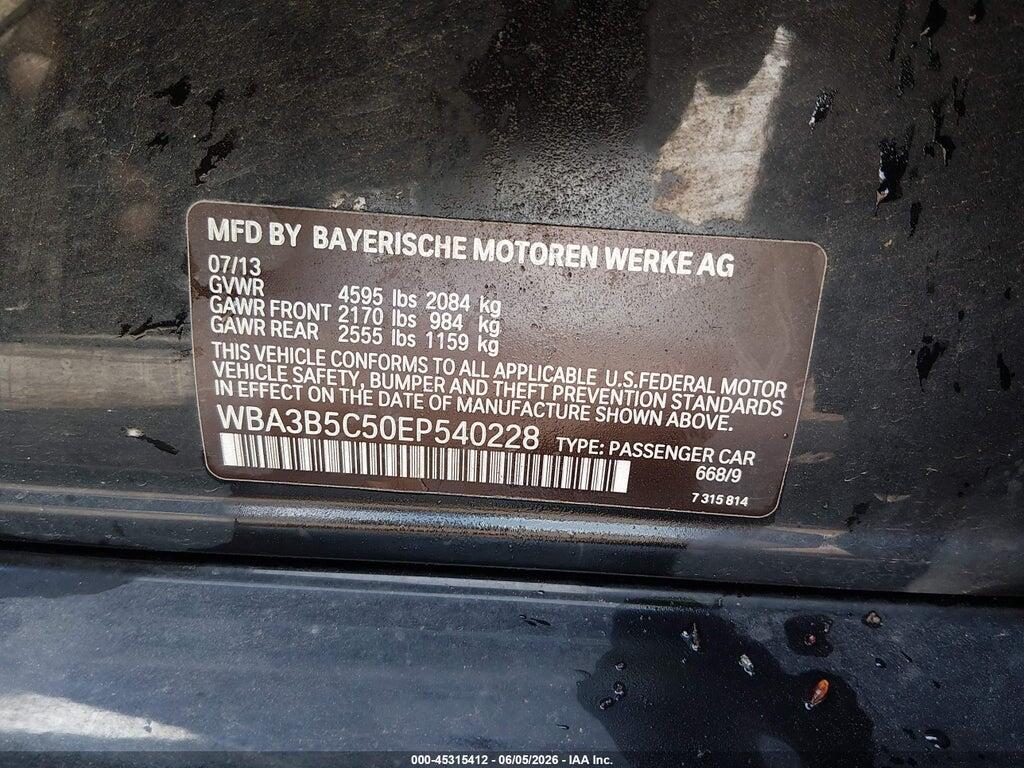 WBA3B5C50EP540228 2014 BMW 328I photo no. 9