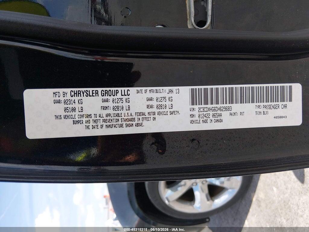 2C3CDXHG6DH629683 2013 DODGE CHARGER photo no. 9