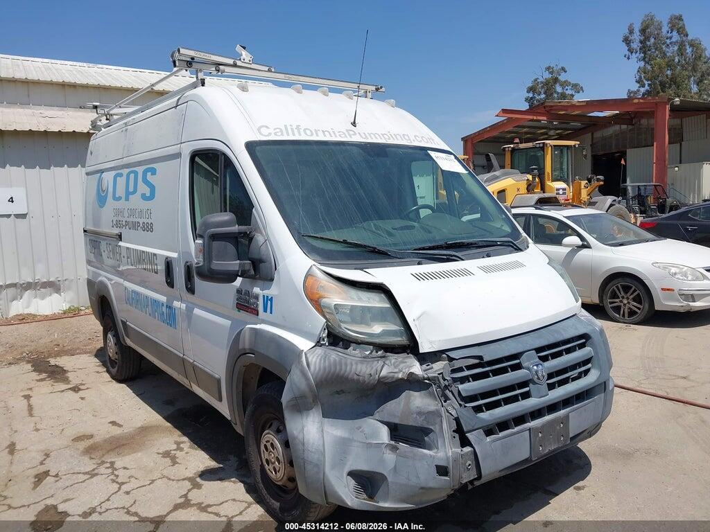 3C6TRVCGXEE104686 2014 RAM PROMASTER 2500 photo no. 1