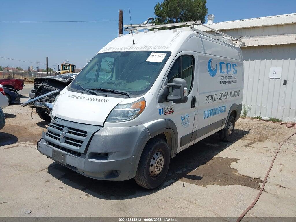 3C6TRVCGXEE104686 2014 RAM PROMASTER 2500 photo no. 2