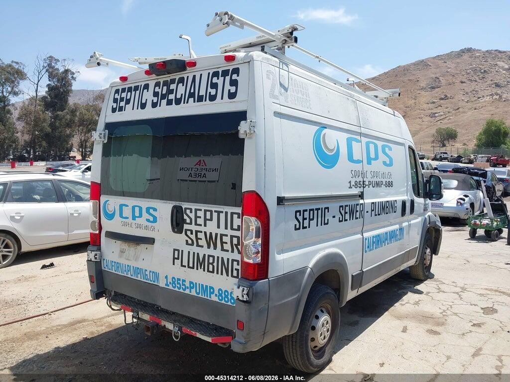 3C6TRVCGXEE104686 2014 RAM PROMASTER 2500 photo no. 4