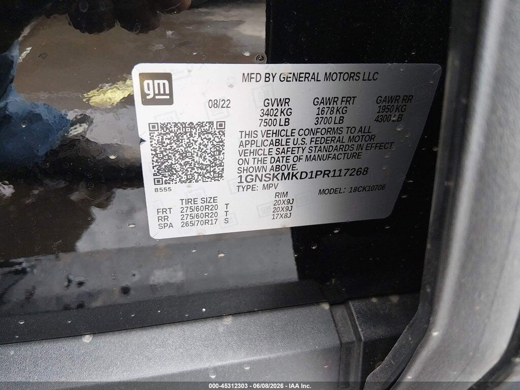 1GNSKMKD1PR117268 2023 CHEVROLET TAHOE photo no. 9