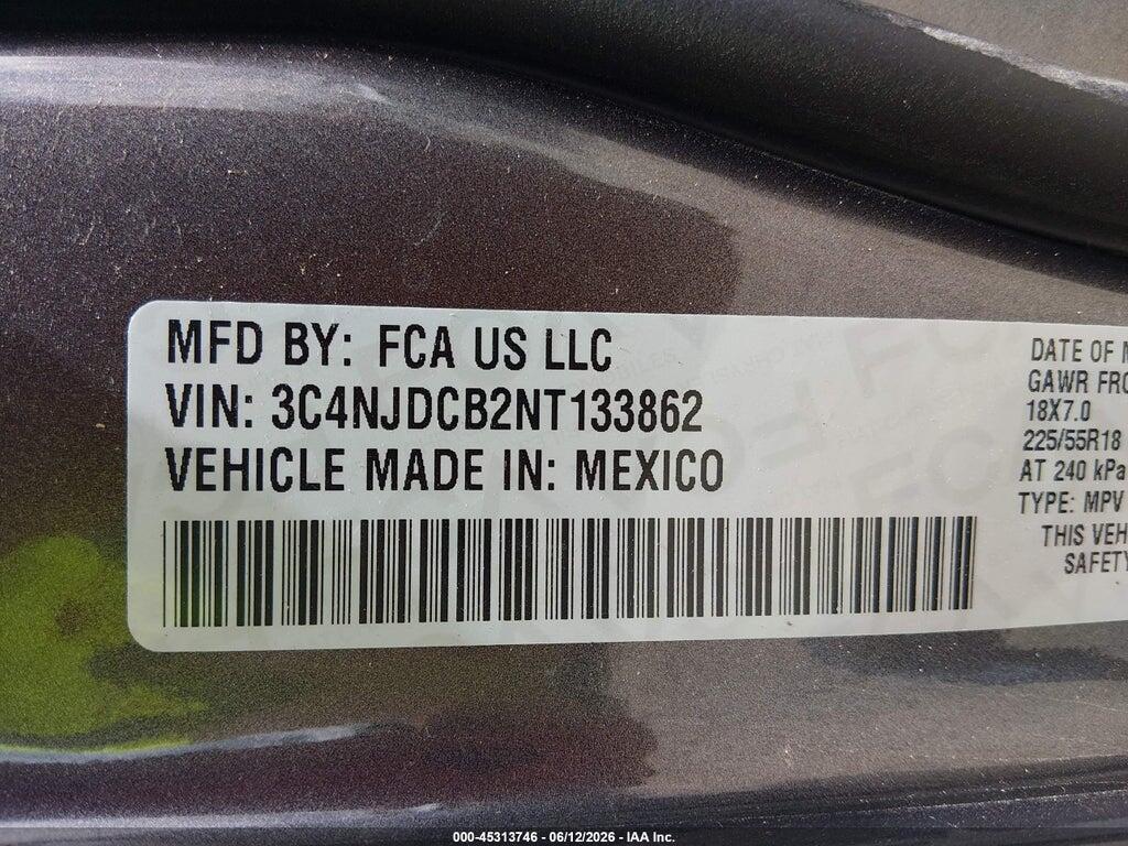 3C4NJDCB2NT133862 2022 JEEP COMPASS photo no. 9