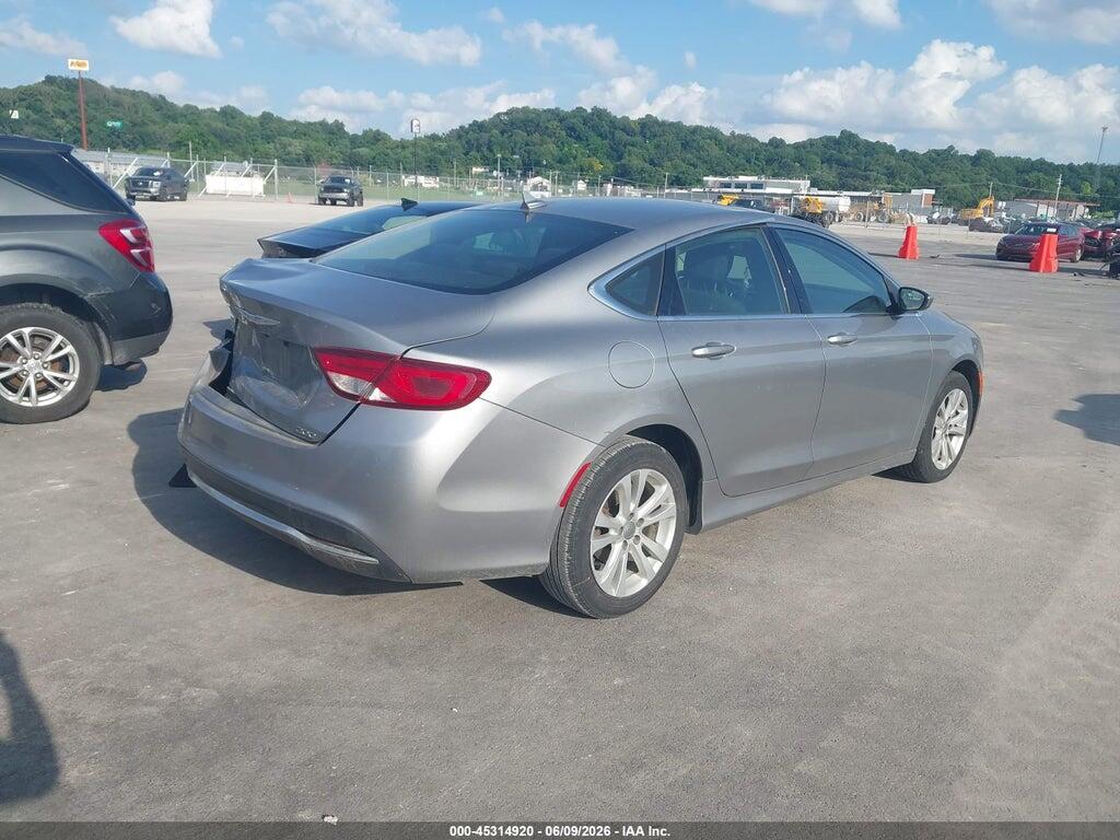 1C3CCCAB1GN174280 2016 CHRYSLER 200 photo no. 4