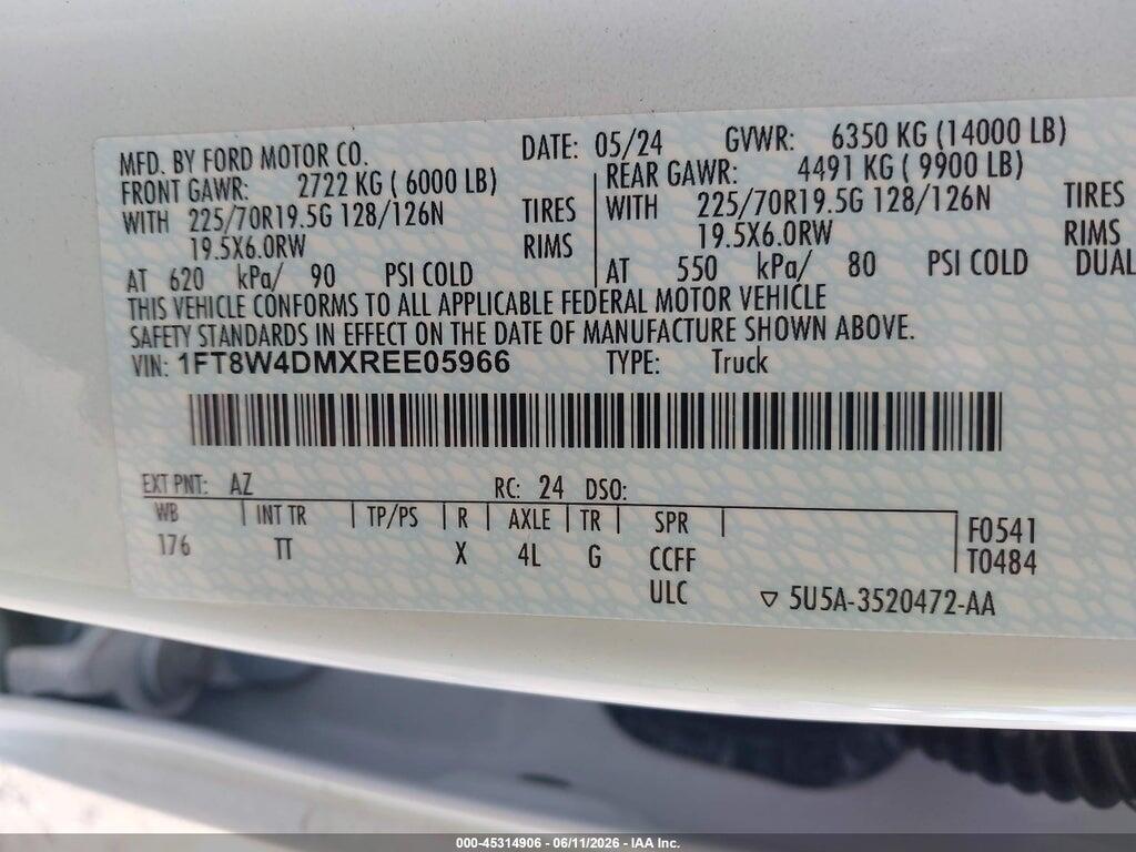 1FT8W4DMXREE05966 2024 FORD F-450 photo no. 9
