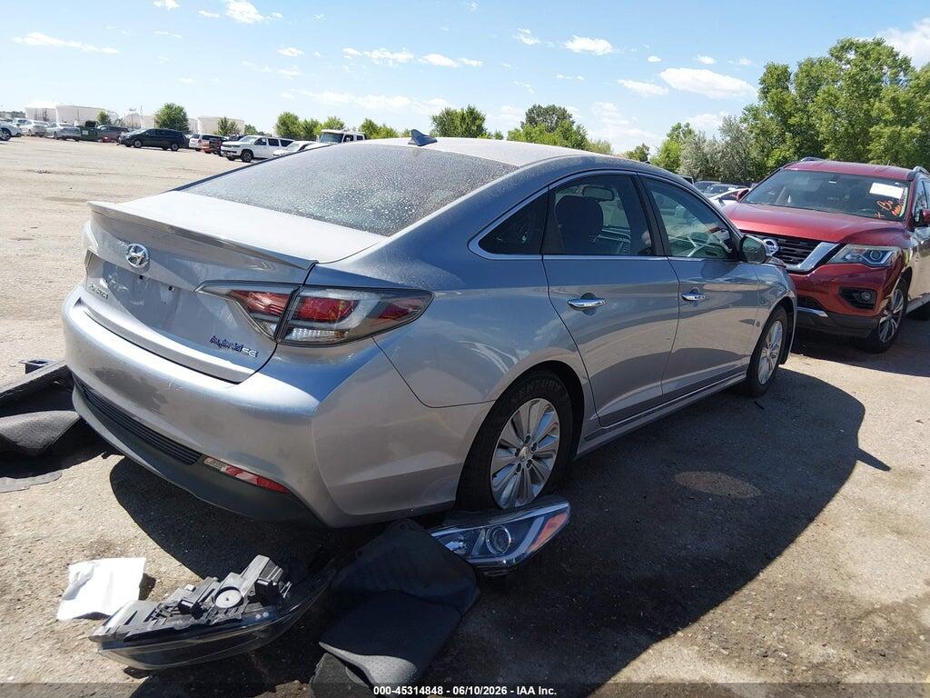 KMHE24L17HA046700 2017 HYUNDAI SONATA HYBRID photo no. 4