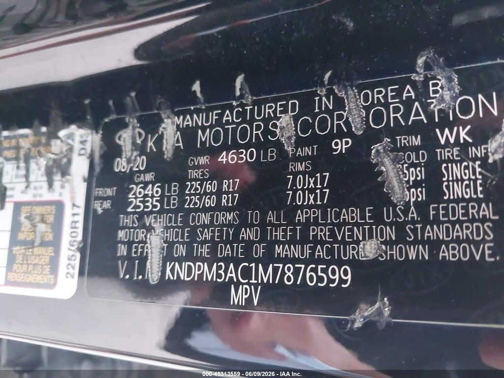 KNDPM3AC1M7876599 2021 KIA SPORTAGE photo no. 9
