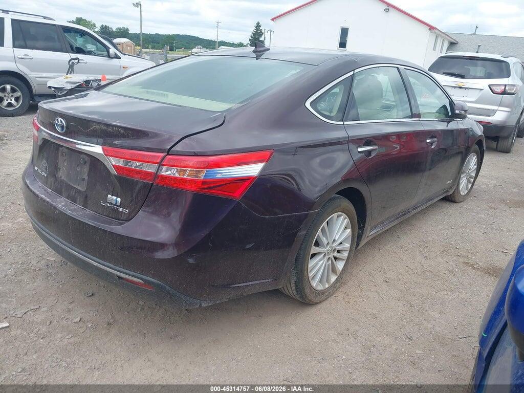4T1BD1EB6DU003055 2013 TOYOTA AVALON HYBRID photo no. 4
