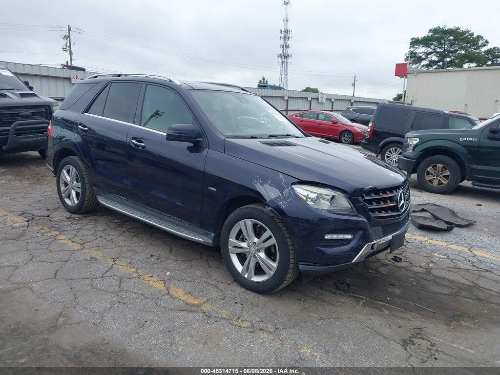 4JGDA5HBXCA024477 2012 MERCEDES-BENZ ML 350 photo no. 1
