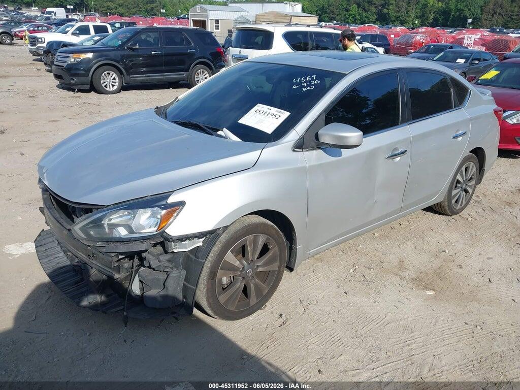 3N1AB7AP0KY344569 2019 NISSAN SENTRA photo no. 2