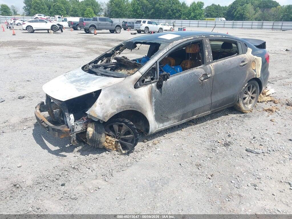 KNADN4A34G6626660 2016 KIA RIO photo no. 2