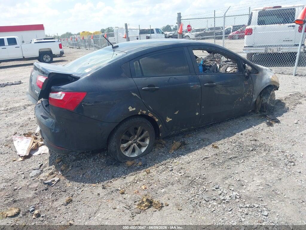 KNADN4A34G6626660 2016 KIA RIO photo no. 4