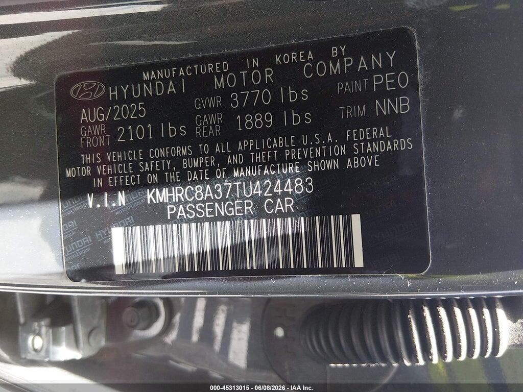 KMHRC8A37TU424483 2026 HYUNDAI VENUE photo no. 9