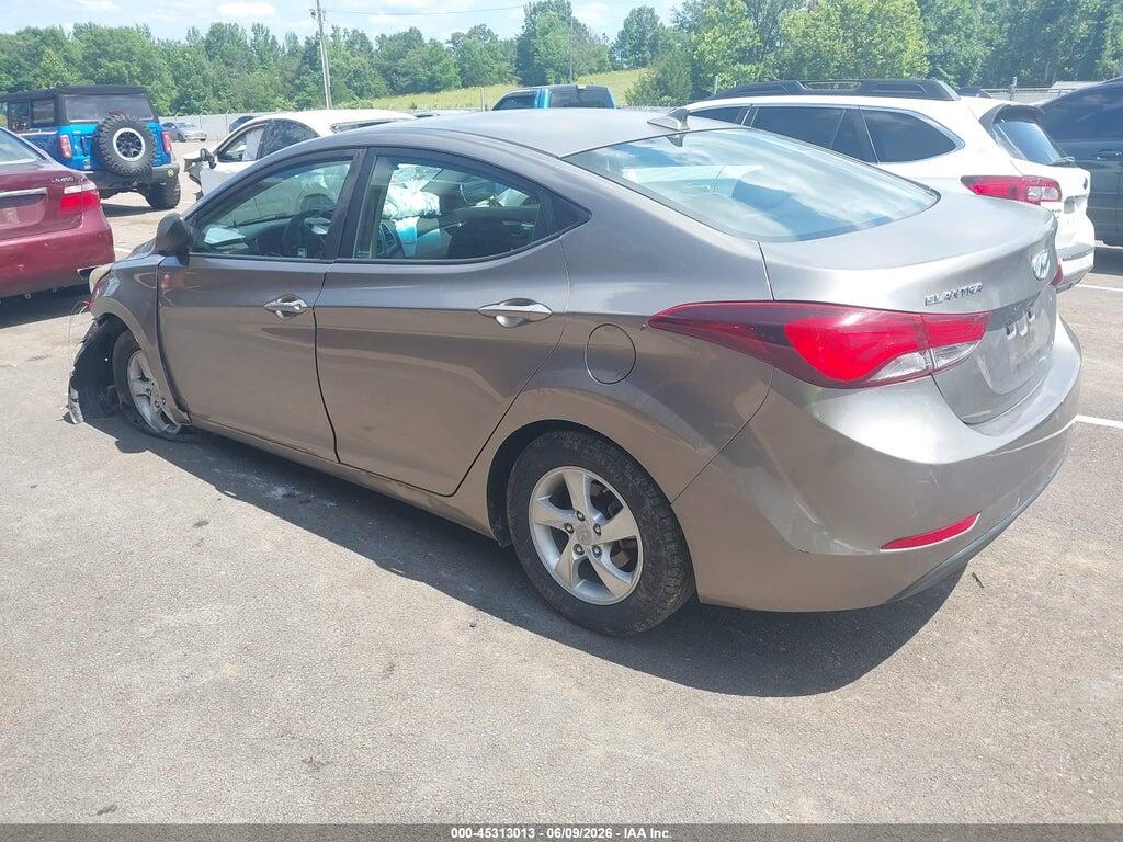 5NPDH4AE7EH538295 2014 HYUNDAI ELANTRA photo no. 3