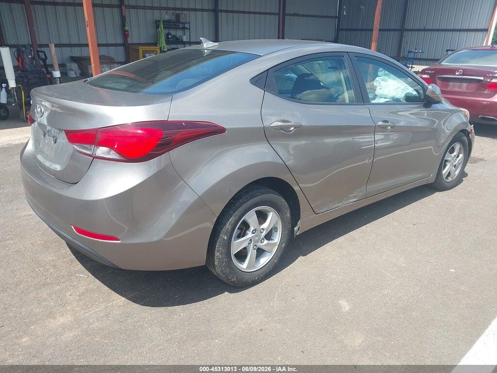 5NPDH4AE7EH538295 2014 HYUNDAI ELANTRA photo no. 4