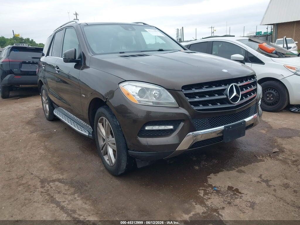 4JGDA5HB8CA018693 2012 MERCEDES-BENZ ML 350 photo no. 1