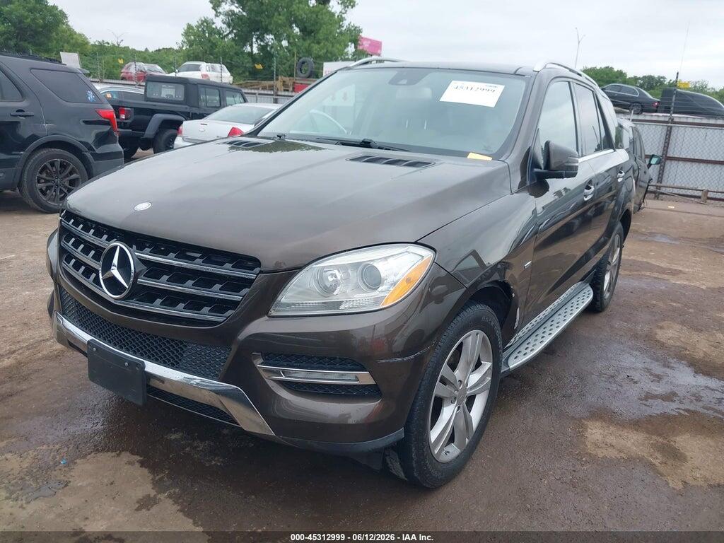 4JGDA5HB8CA018693 2012 MERCEDES-BENZ ML 350 photo no. 2