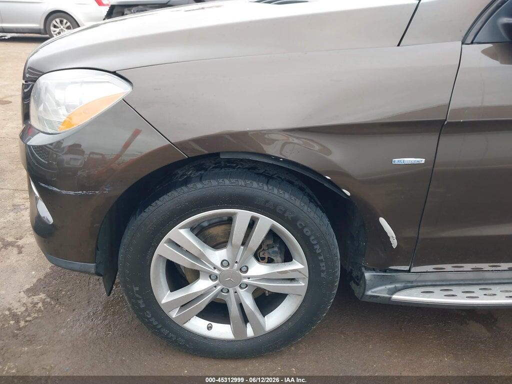 4JGDA5HB8CA018693 2012 MERCEDES-BENZ ML 350 photo no. 6