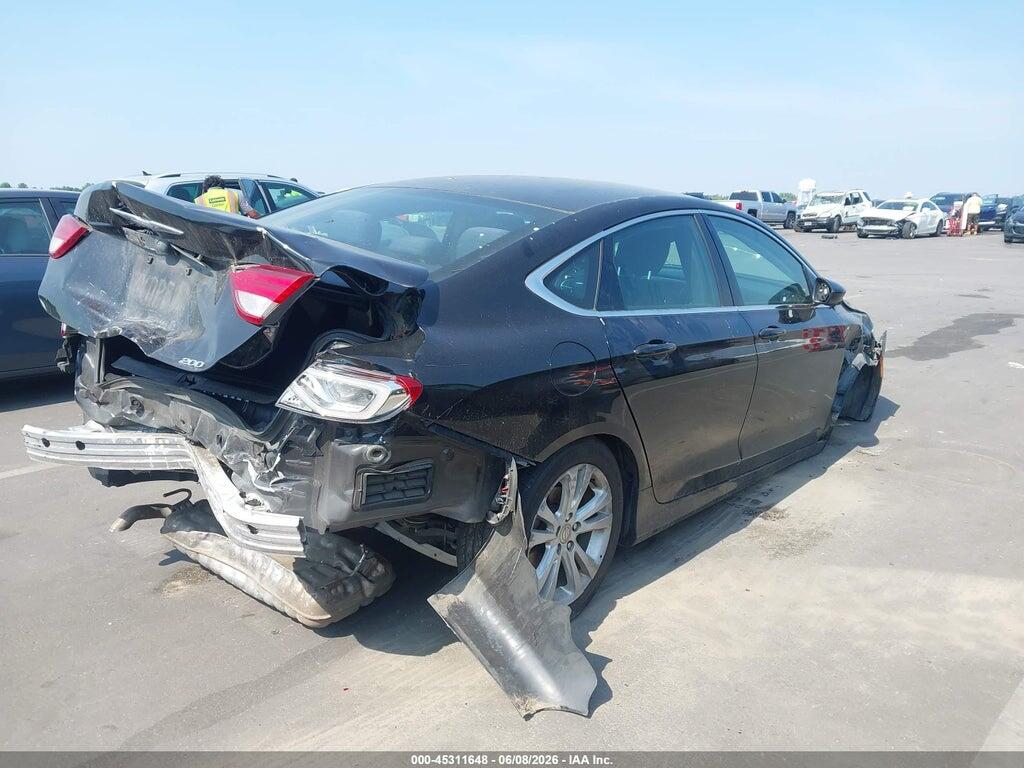1C3CCCAB7GN169441 2016 CHRYSLER 200 photo no. 4