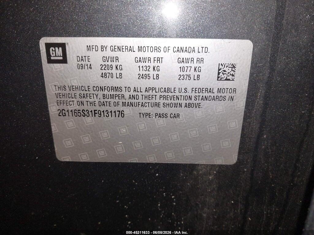 2G1165S31F9131176 2015 CHEVROLET IMPALA photo no. 9