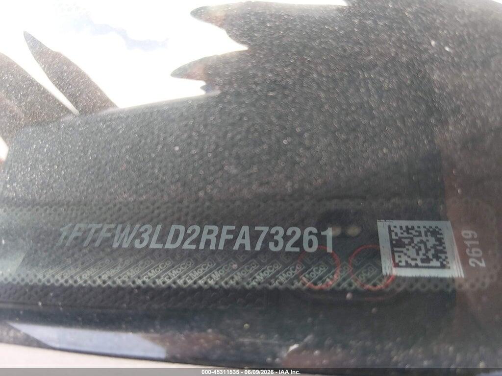 1FTFW3LD2RFA73261 2024 FORD F-150 photo no. 9