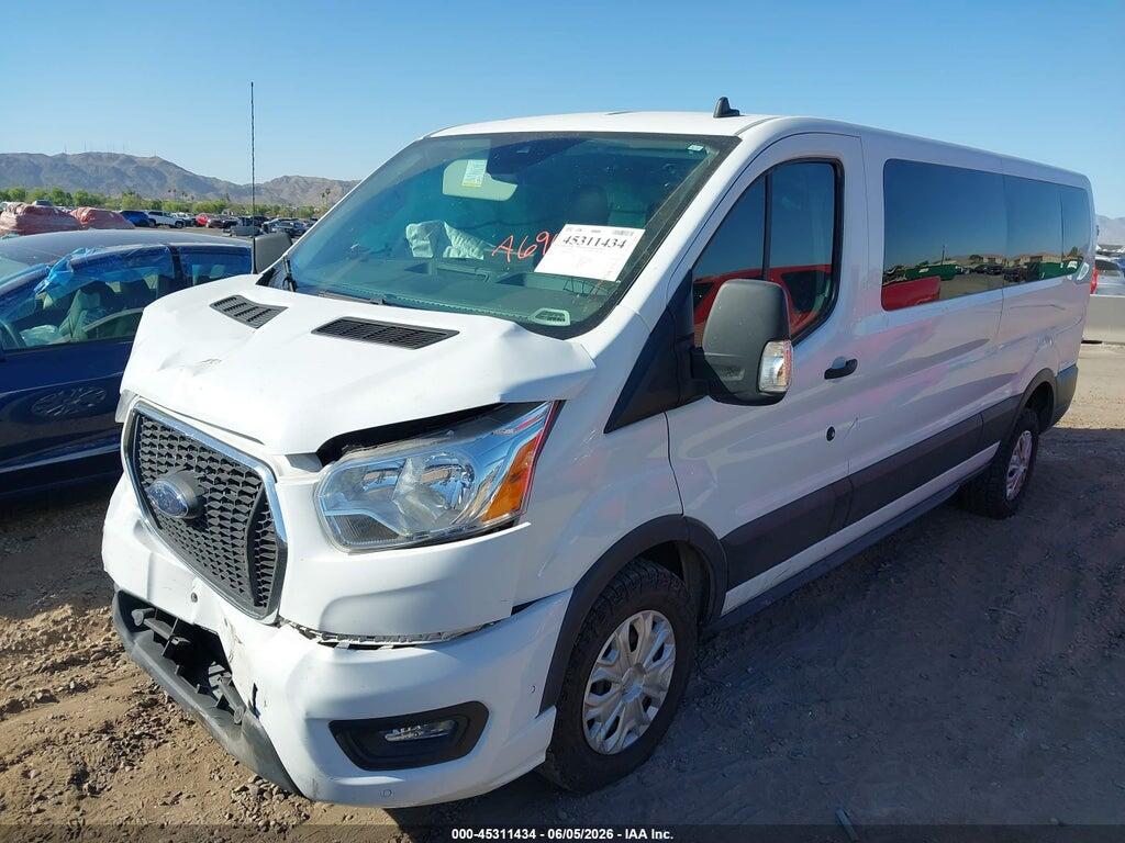 1FDAX2Y88NKA69645 2022 FORD TRANSIT-350 PASSENGER VAN photo no. 2