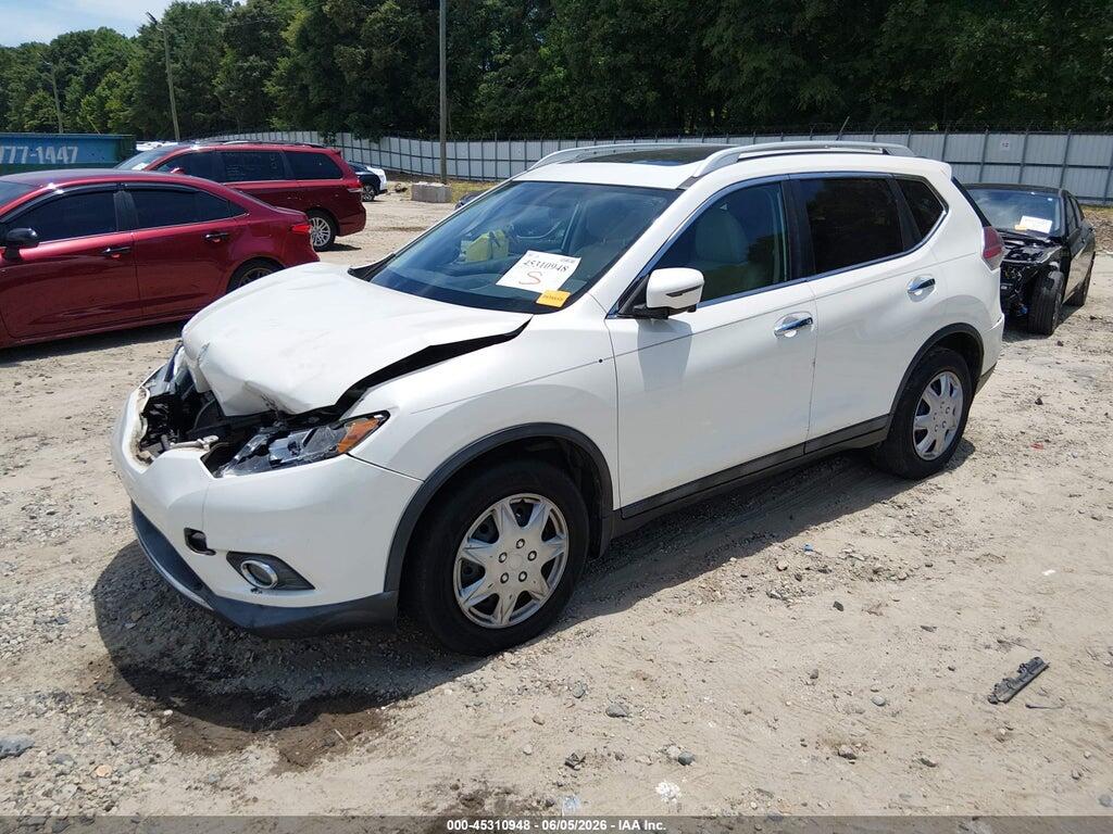 5N1AT2MTXGC759643 2016 NISSAN ROGUE photo no. 2