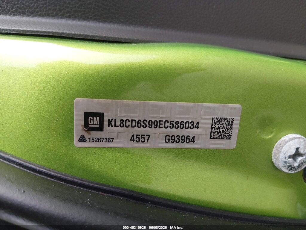 KL8CD6S99EC586034 2014 CHEVROLET SPARK photo no. 9
