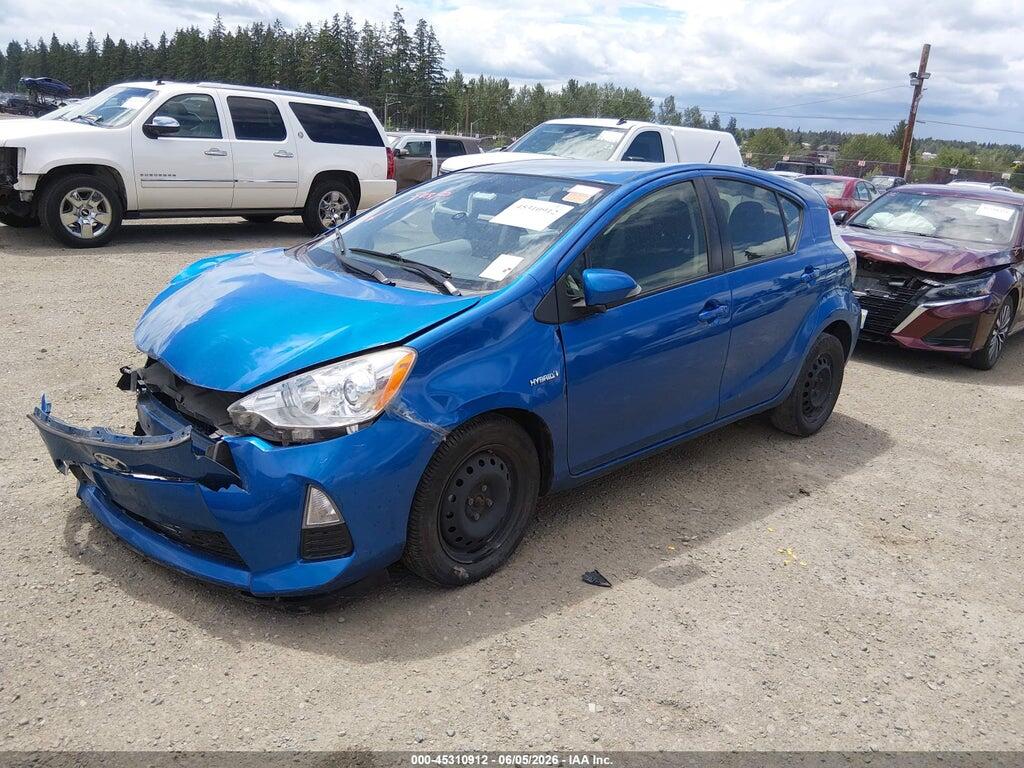 JTDKDTB36E1077172 2014 TOYOTA PRIUS C photo no. 2