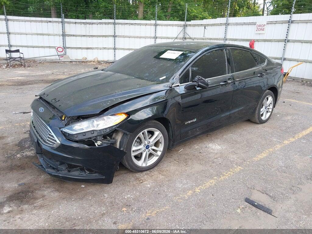 3FA6P0UU6JR100727 2018 FORD FUSION HYBRID photo no. 2