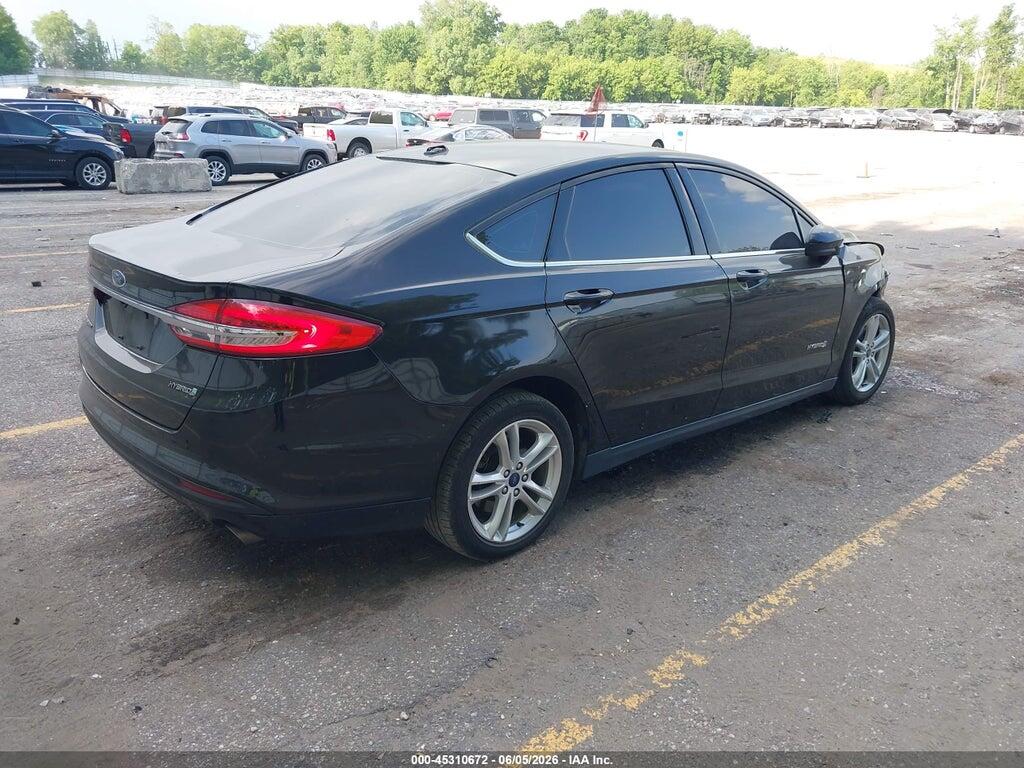 3FA6P0UU6JR100727 2018 FORD FUSION HYBRID photo no. 4