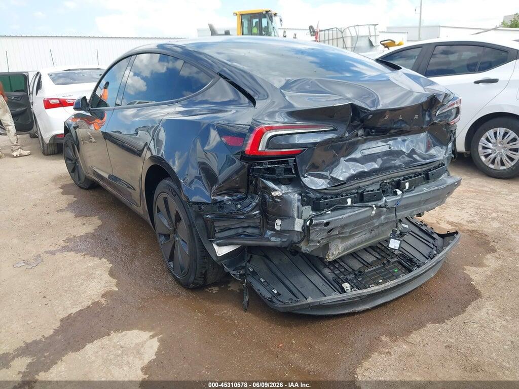 5YJ3E1EA6SF039461 2025 TESLA MODEL 3 photo no. 3
