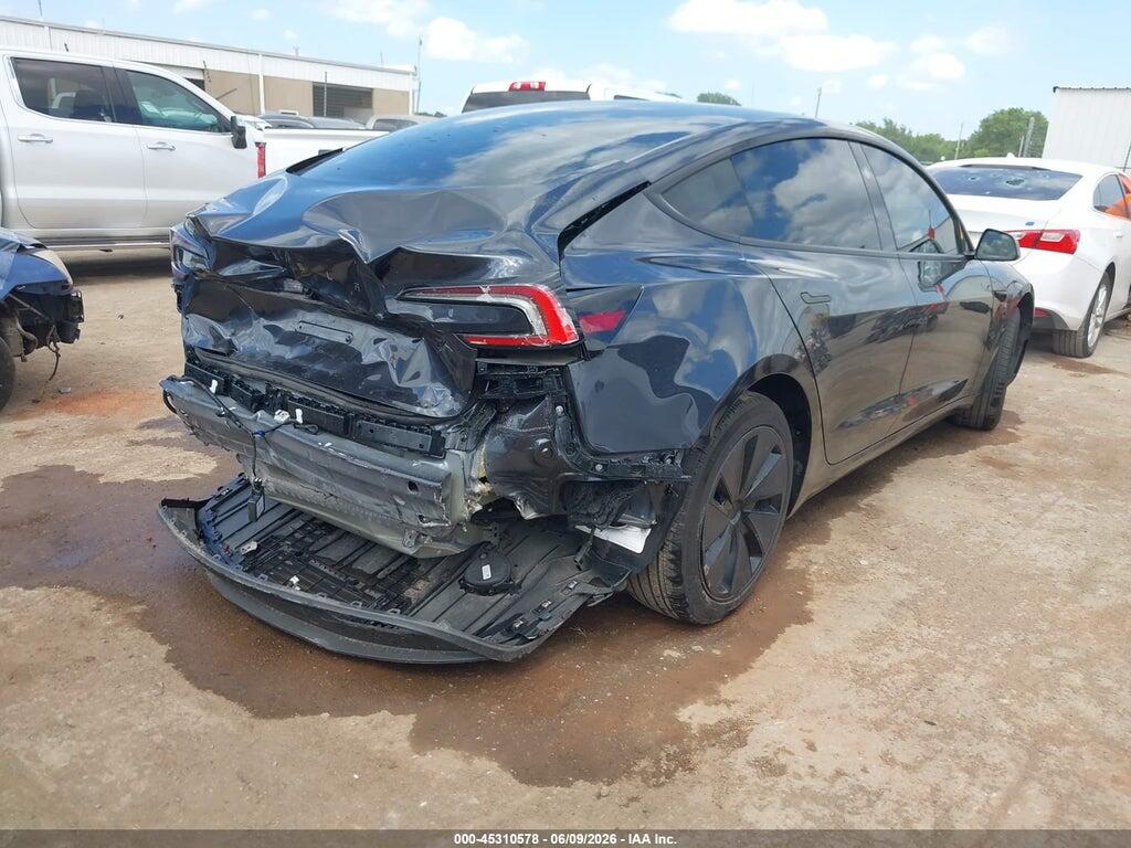 5YJ3E1EA6SF039461 2025 TESLA MODEL 3 photo no. 4