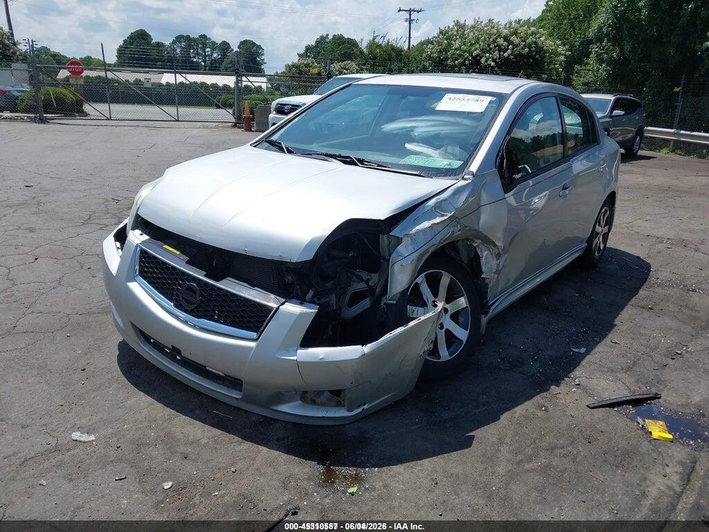 3N1AB6AP6CL697388 2012 NISSAN SENTRA photo no. 2