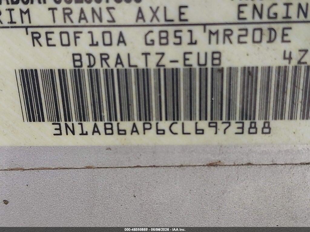 3N1AB6AP6CL697388 2012 NISSAN SENTRA photo no. 9