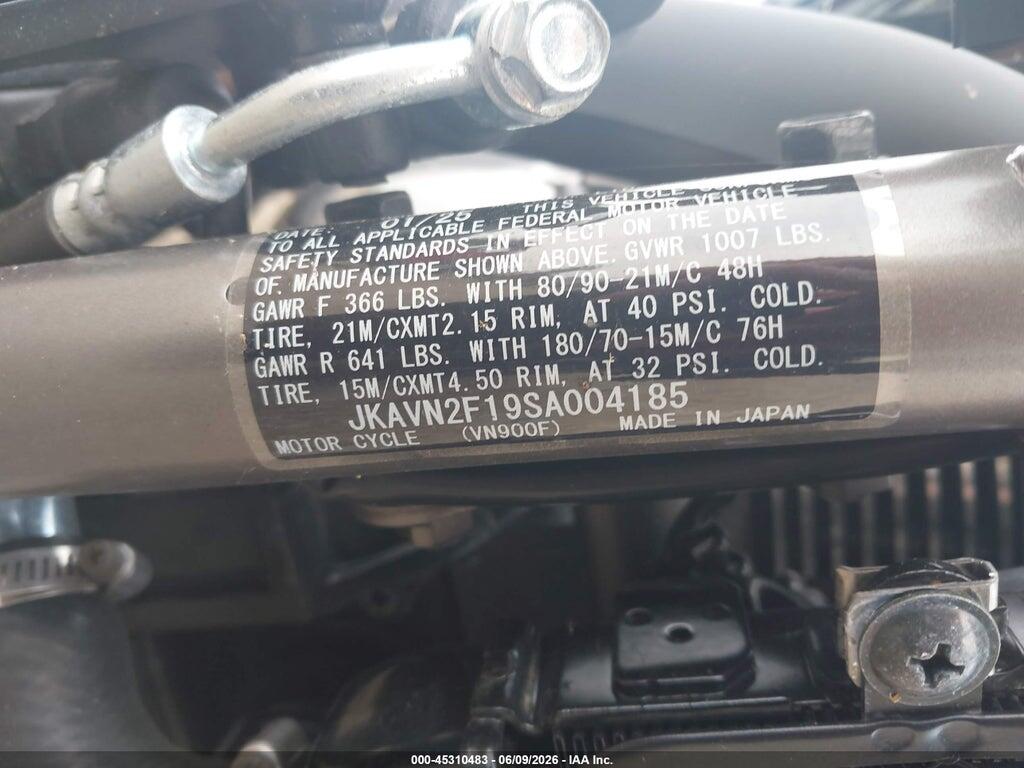JKAVN2F19SA004185 2025 KAWASAKI VN900 photo no. 10