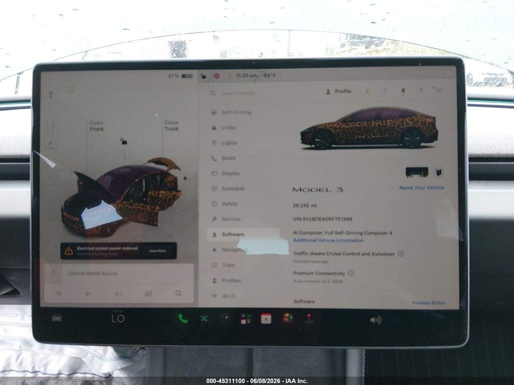 5YJ3E1EA0RF757498 2024 TESLA MODEL 3 photo no. 7