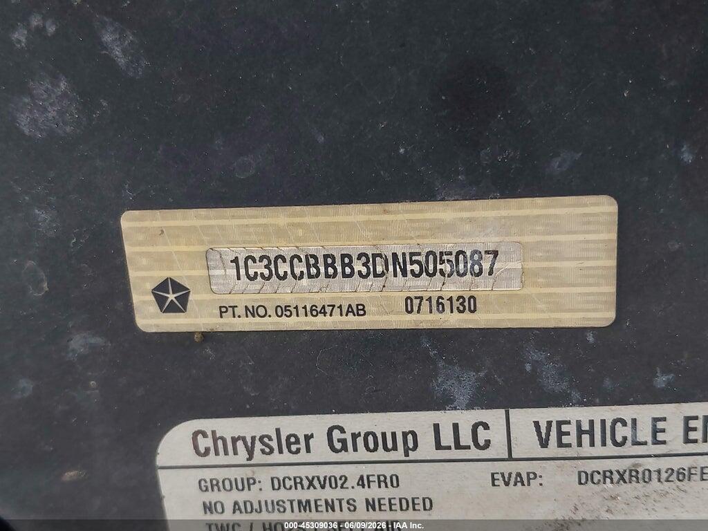 1C3CCBBB3DN505087 2013 CHRYSLER 200 photo no. 9