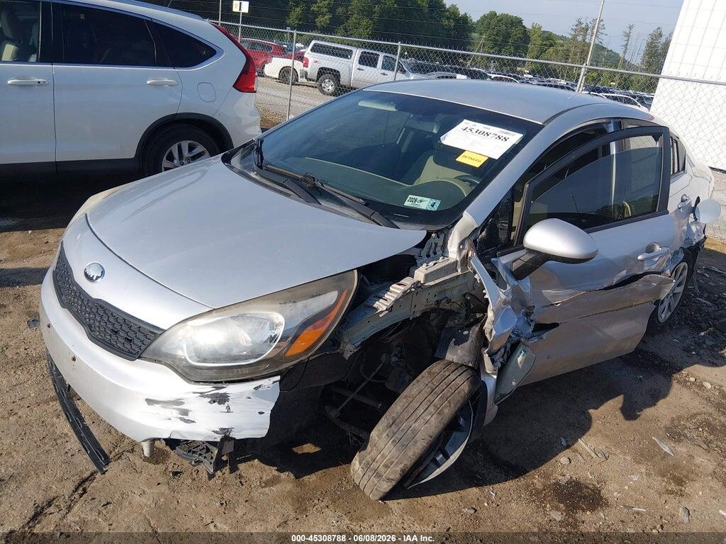 KNADM4A34H6012535 2017 KIA RIO photo no. 2