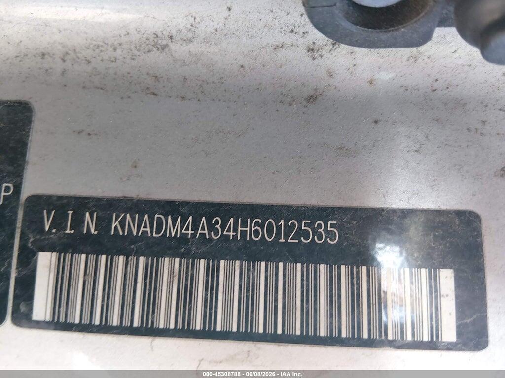KNADM4A34H6012535 2017 KIA RIO photo no. 9