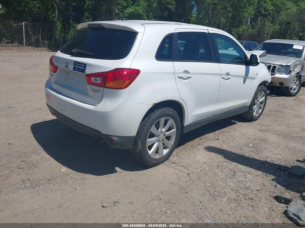 4A4AR3AUXFE034450 2015 MITSUBISHI OUTLANDER SPORT photo no. 4