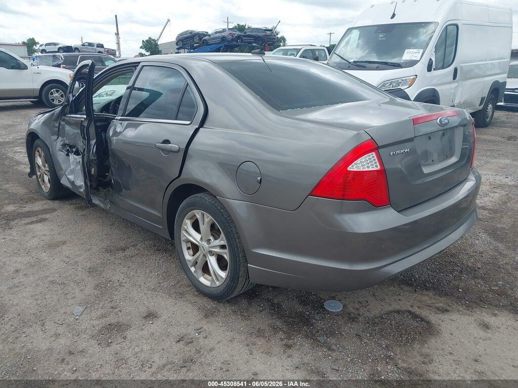 3FAHP0HA6CR217879 2012 FORD FUSION photo no. 3