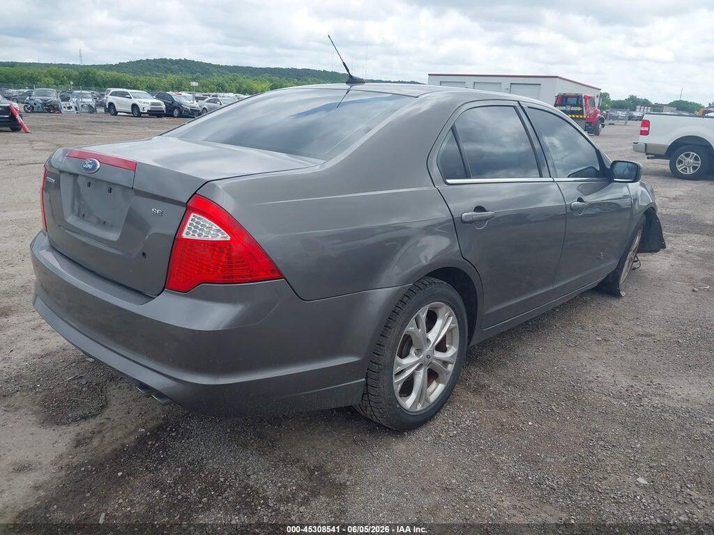 3FAHP0HA6CR217879 2012 FORD FUSION photo no. 4