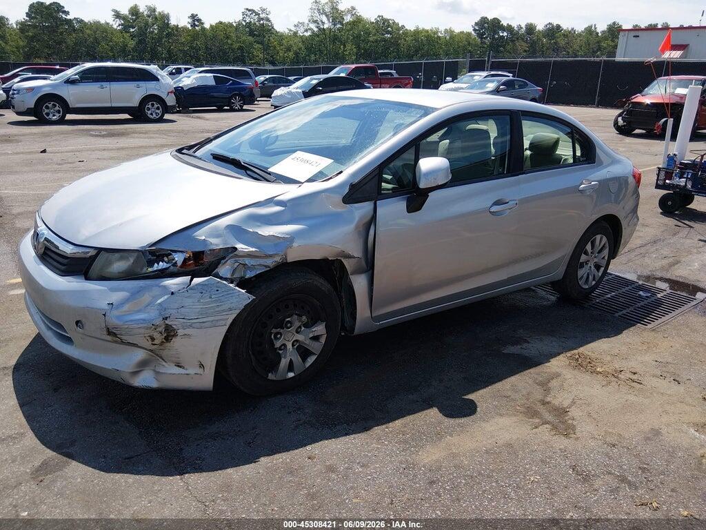 2HGFB2F50CH318303 2012 HONDA CIVIC photo no. 2