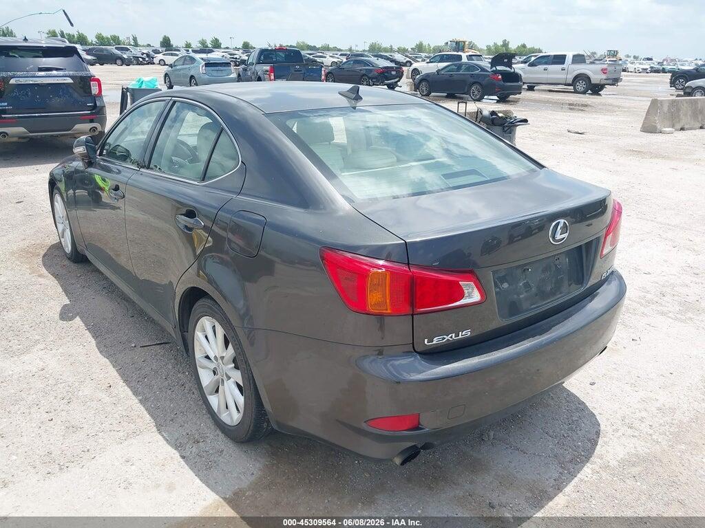 JTHBF5C23A5110822 2010 LEXUS IS 250 photo no. 3