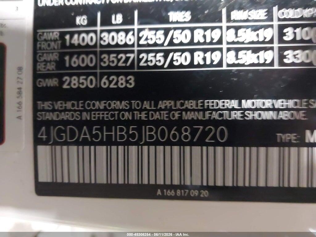 4JGDA5HB5JB068720 2018 MERCEDES-BENZ GLE 350 photo no. 9