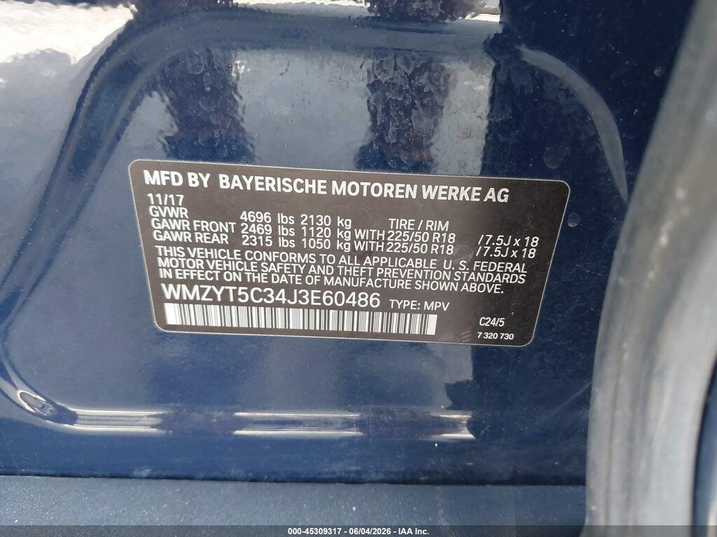 WMZYT5C34J3E60486 2018 MINI COUNTRYMAN photo no. 9