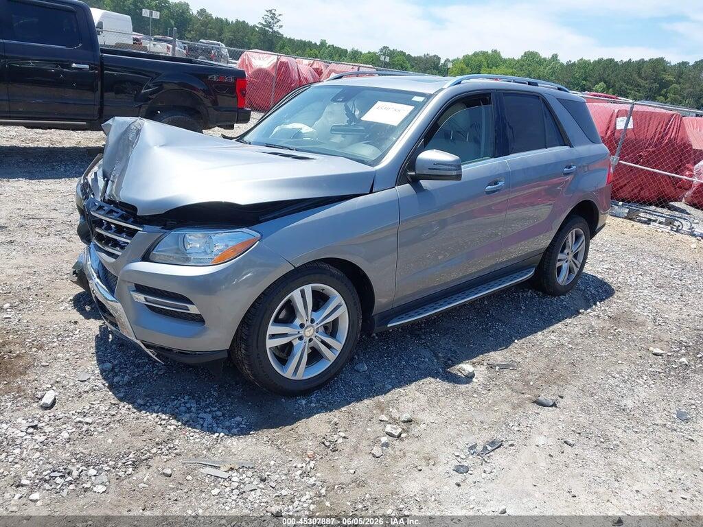 4JGDA5JB3FA560623 2015 MERCEDES-BENZ ML 350 photo no. 2