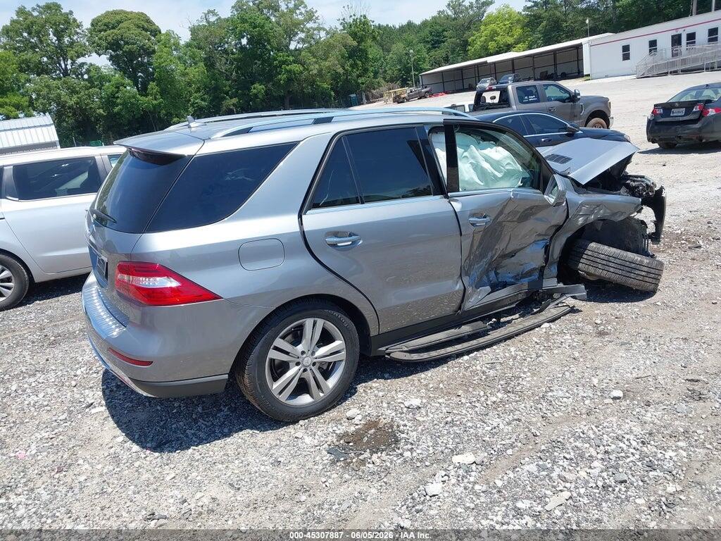 4JGDA5JB3FA560623 2015 MERCEDES-BENZ ML 350 photo no. 4