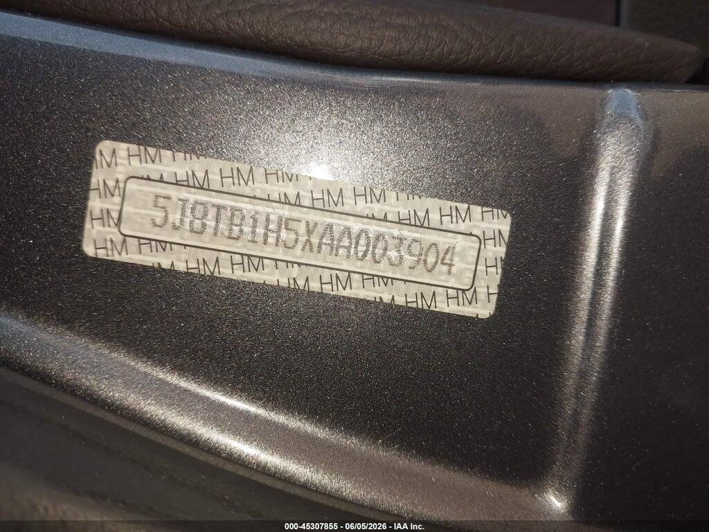 5J8TB1H5XAA003904 2010 ACURA RDX photo no. 9